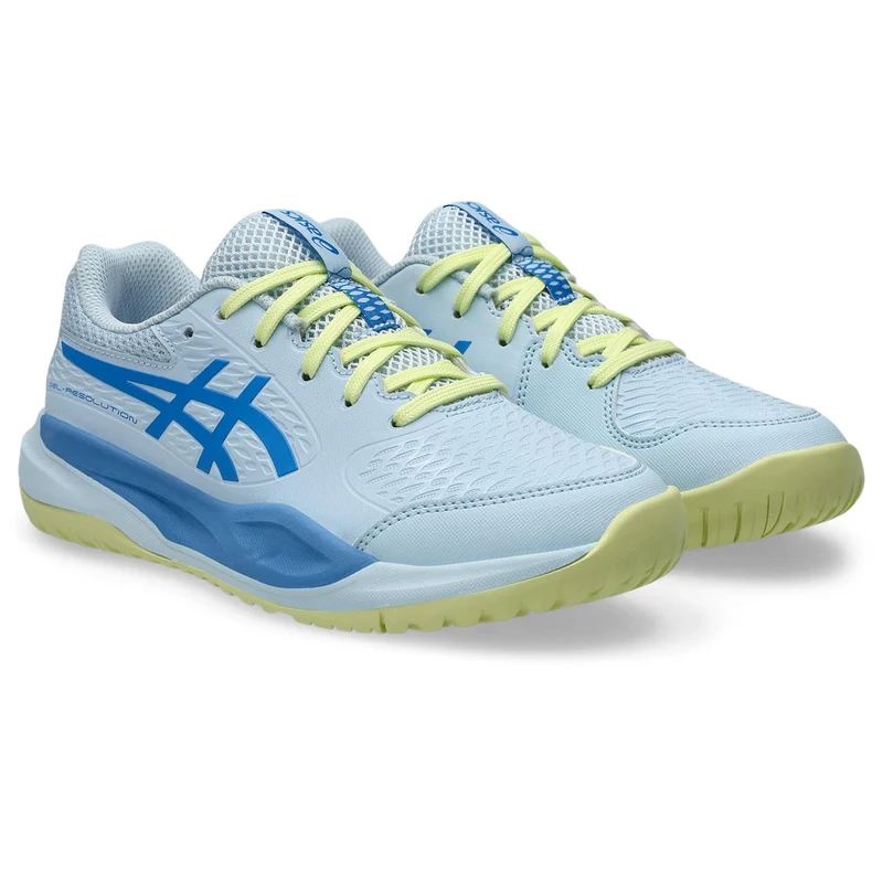 ASICS Boys Gel-Resolution X Gs Sneaker, Light Blue Blue Coast, 6 UK