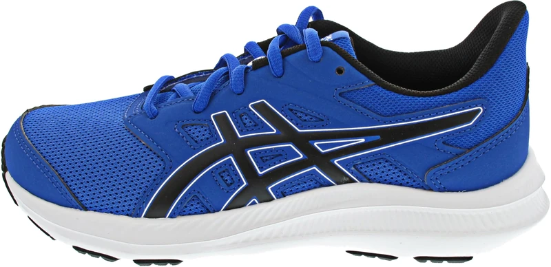 ASICS Boys Jolt 4 Gs Sneaker, Illusion Blue Black, 2.5 UK