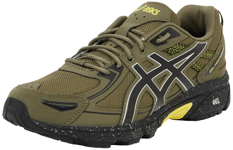 ASICS Men's Gel-Venture 6 Sneaker, Mantle Green/Black, 2.5 UK - Image 1