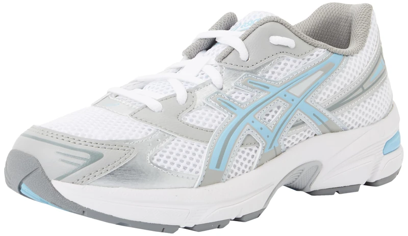 ASICS 1204A169-100 GEL-1130 GS Men White/Arctic Sky UK 2.5
