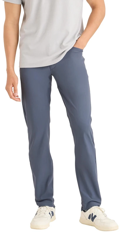 DOCKERS Men's Go Airweave 5-Pocket Slim Active Pants, OmbrÉ Blue, 28W DE