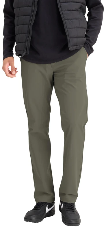 DOCKERS Men's GO AIRWEAVE Chino Slim Active Pants, Tea Leaf,