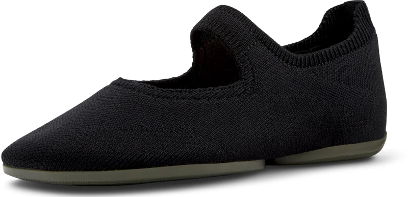 Camper Women's Right Nina K201644 Mary Jane, Black 003, 3 UK