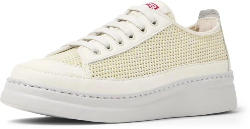 Camper Women's Runner Up K201625 Trainers, White Natural 011, 3 UK - Image 1