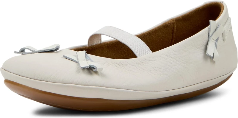 Camper Right K800626 Ballerina, White Natural 001 TWS, 12.5 UK