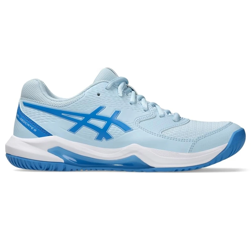 ASICS 1042A237-401 Gel-Dedicate 8 Women Light Blue/Blue Coast UK 5