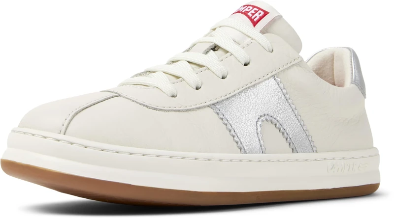 Camper Unisex Kids Runner Four K800552 Sneaker, White Natural 010, 4 UK