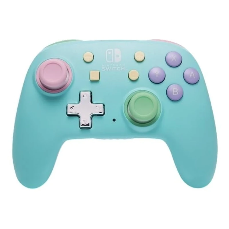 PowerA Nano Enhanced Wireless Controller for Nintendo Switch, Switch Lite & OLED Model, Rechargeable Bluetooth Gamepad with up to 20 Hours of Play Time, Official: Spring Dream