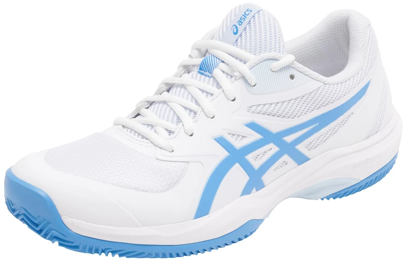 ASICS 1042A282-100 Game FF Clay Women White/Blue Coast UK 3.5