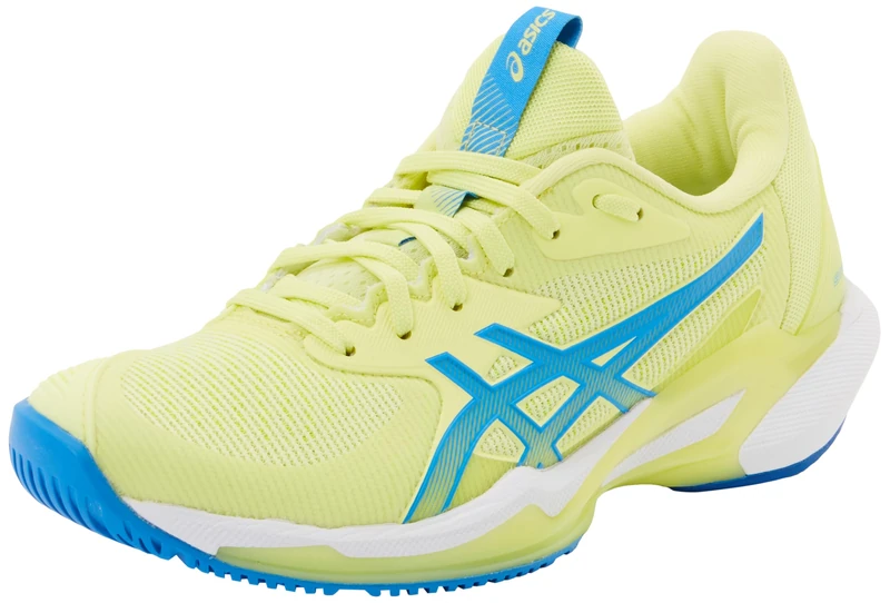 ASICS Women's Solution Speed FF 3 Sneaker, Huddle Yellow/Blue Coast, 3.5 UK