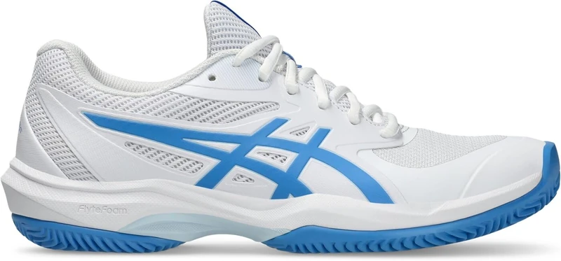 ASICS 1042A282-100 Game FF Clay Women White/Blue Coast UK 7