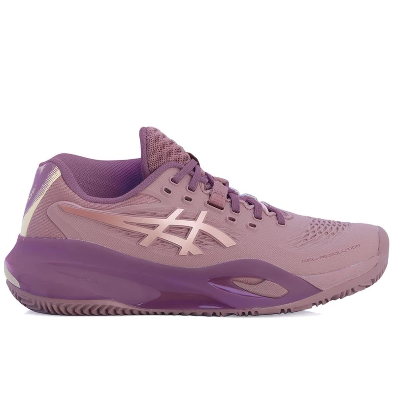 ASICS 1042A285-500 Gel-Resolution X Padel Women Purple Oxide/Rose Gold UK 4.5