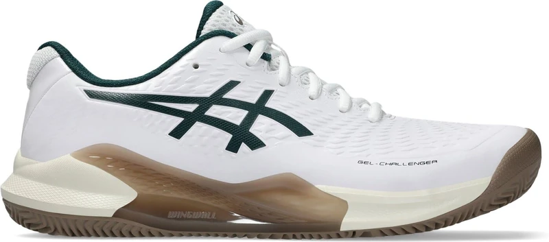 ASICS 1041A449-104 Gel-Challenger 14 Clay Men White/Saxon Green UK 9.5