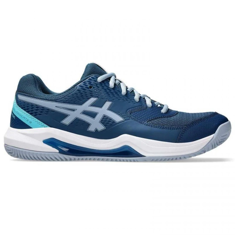 ASICS 1041A414-405 Gel-Dedicate 8 Padel Men MAKO Blue/Grey Blue UK 11