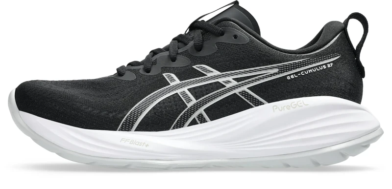 Asics Women's Gel-Cumulus 27 Running Shoes, Black/Concrete, 8.5