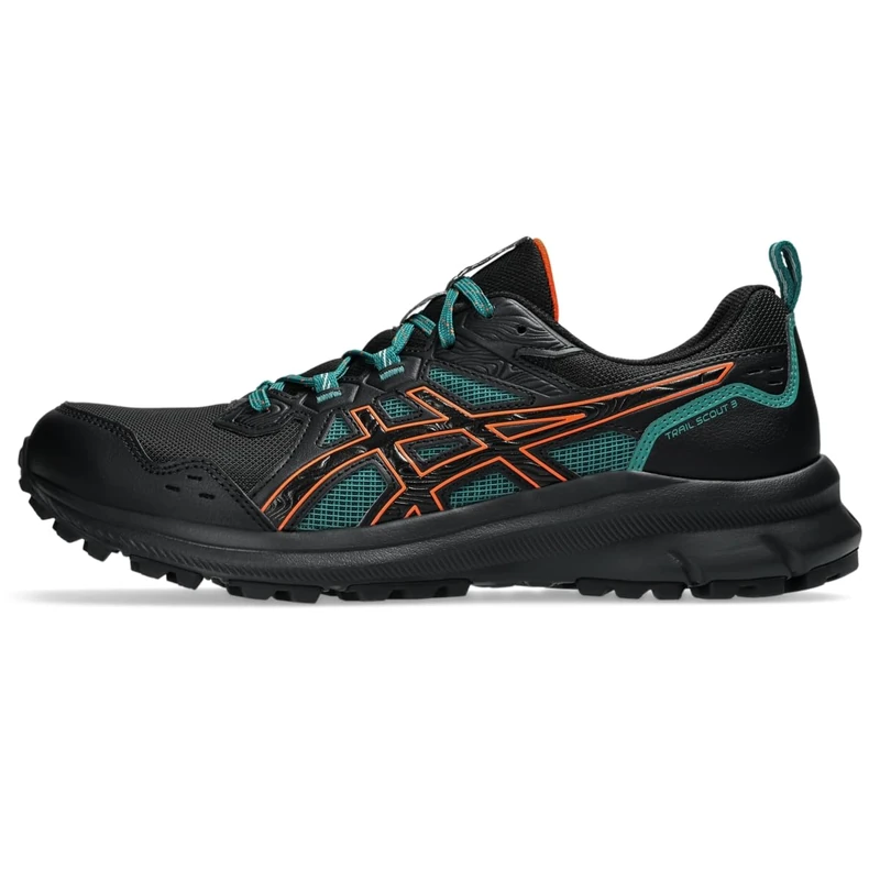 ASICS 1011B700-005 Trail Scout 3 Men Black/NOVA Orange UK 14
