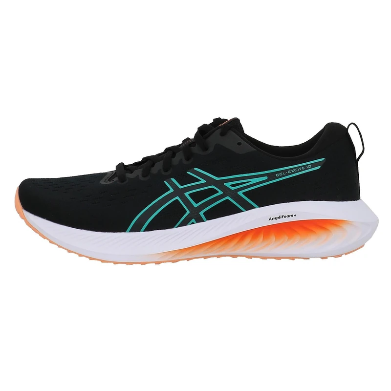 ASICS 1011B600-011 Gel-Excite 10 Men Black/Wave Teal UK 9.5