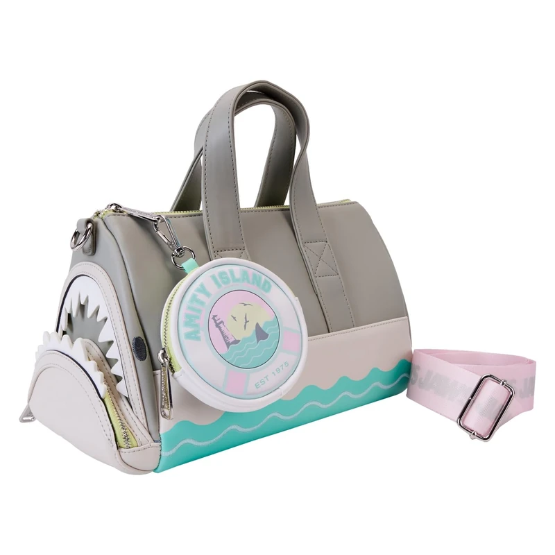 Loungefly Universal Jaws Crossbody Bag with Detachable Coin Bag Multi