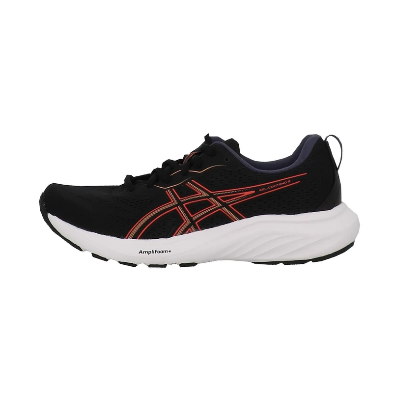 ASICS 1012B681-004 Gel-Contend 9 Women Black/Coral Reef UK 7