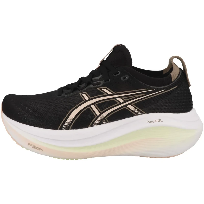 ASICS Womens Gel Nimbus 27 Performance Trainers Black 8 UK