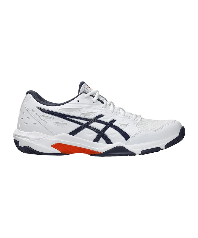 ASICS 1071A091-104 Gel-Rocket 11 Men White/Indigo Fog UK 11.5