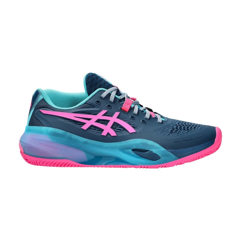 ASICS 1041A492-400 Gel-Resolution X Padel Men MAKO Blue/HOT Pink UK 7.5