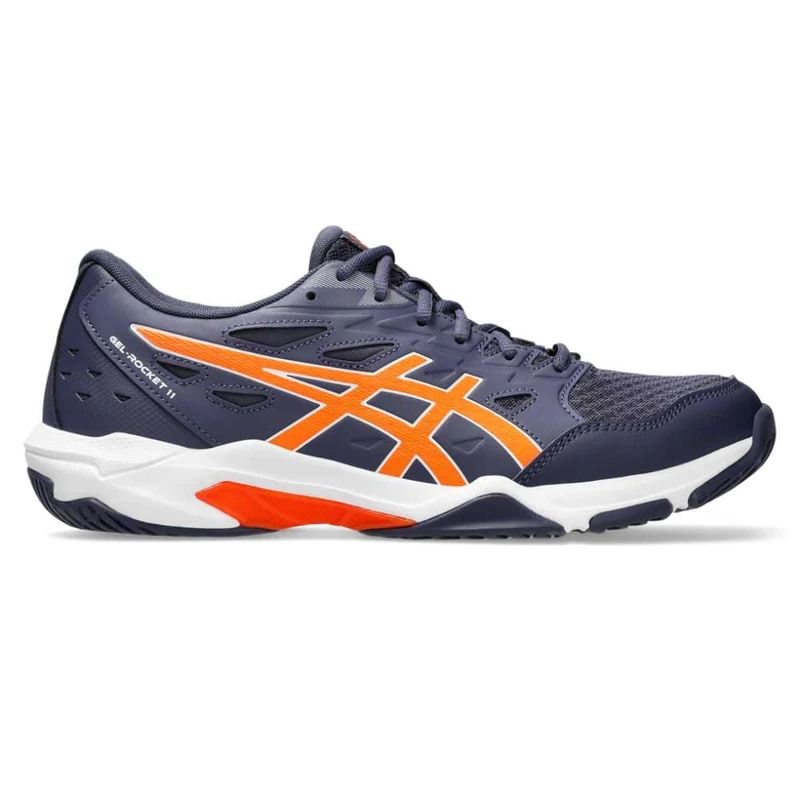 ASICS 1071A091-500 Gel-Rocket 11 Men Indigo Fog/NOVA Orange UK 7.5