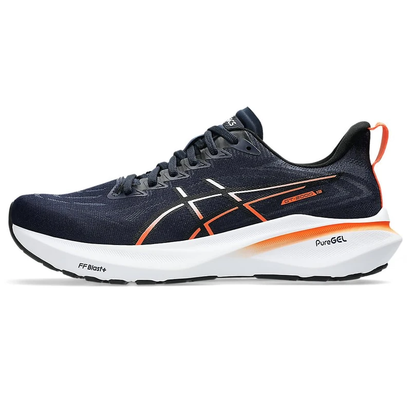 ASICS Mens Gt-2000 13 Sneaker, Midnight Black, 7 UK