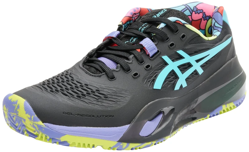 ASICS 1041A503-002 Gel-Resolution X Padel L.E. Men Black/Energy Aqua UK 6
