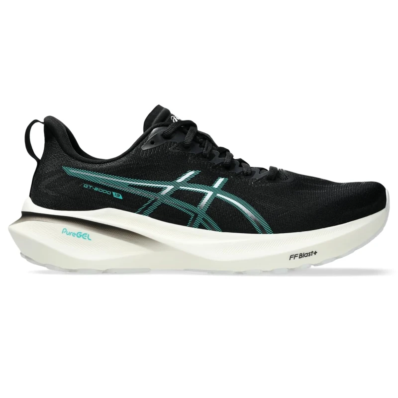 ASICS 1011B861-004 GT-2000 13 Men Black/Wave Teal UK 12