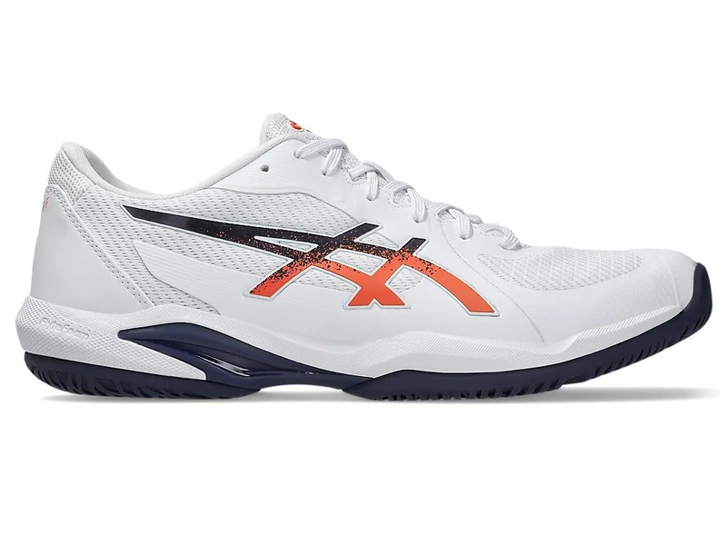 ASICS 1041A466-102 Solution Swift FF 2 Men White/NOVA Orange UK 13