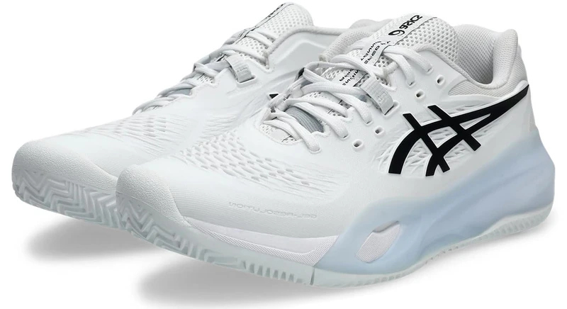 ASICS 1041A485-100 Gel-Resolution X Clay Men White/Black UK 13 - Image 1