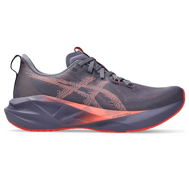 ASICS 1011B974-500 NOVABLAST 5 Men Greyish Purple/Coral Reef UK 6