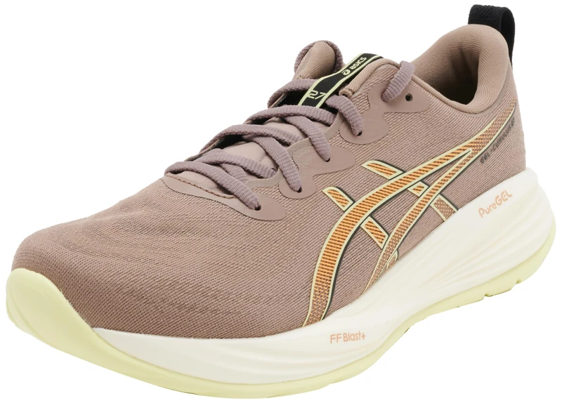 ASICS Men's Gel-Cumulus 27 Sneaker, Taupe Grey/Black, 12 UK
