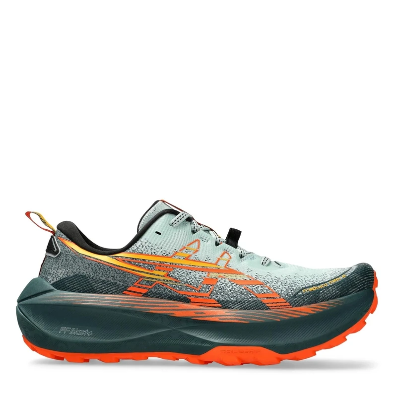 ASICS 1011B976-400 Trabuco Max 4 Men Cold Moss/NOVA Orange UK 11