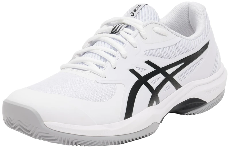 ASICS Game FF Clay Sneaker White Black, 9 UK