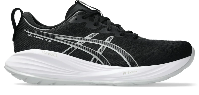 Asics Men's Gel-Cumulus 27 Running Shoes, Black/Concrete, 14