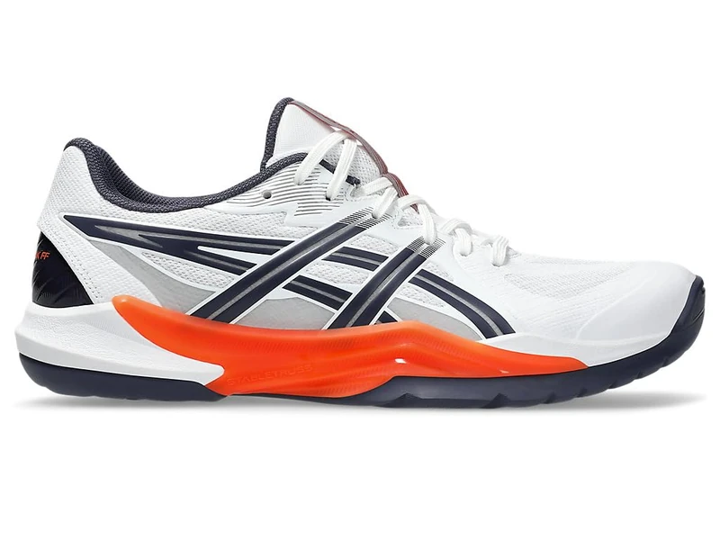 ASICS 1071A101-102 POWERBREAK FF Men White/NOVA Orange UK 6