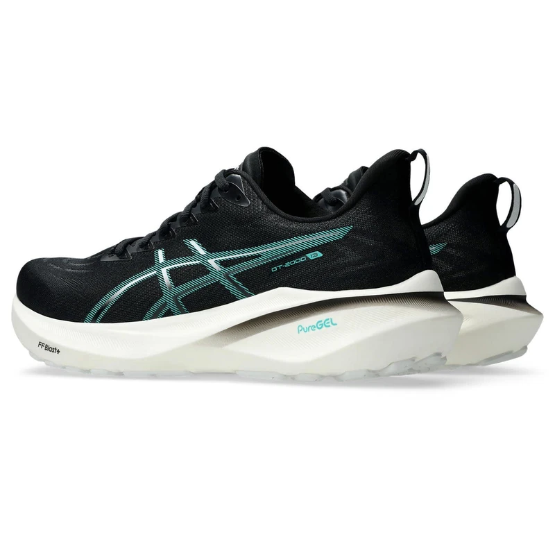 ASICS 1011B861-004 GT-2000 13 Men Black/Wave Teal UK 11.5