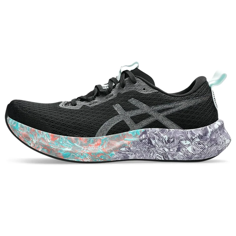 ASICS Men's Noosa TRI 16 Sneaker, Black/Soothing SEA, 7.5 UK