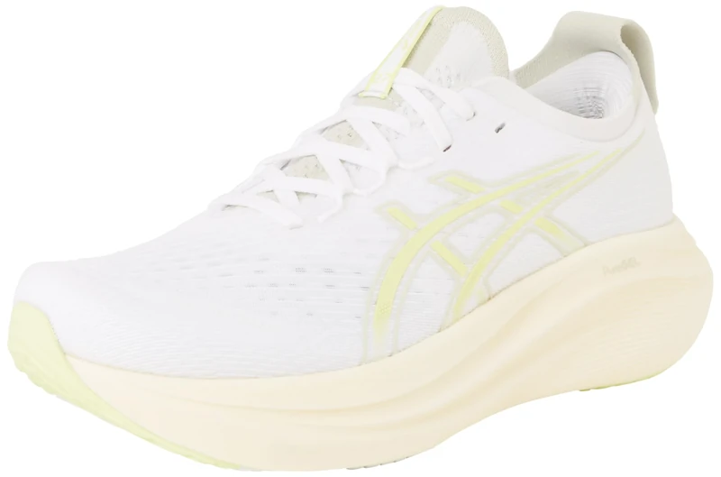 ASICS Mens Gel Nimbus 27 Performance Trainers White 9 UK