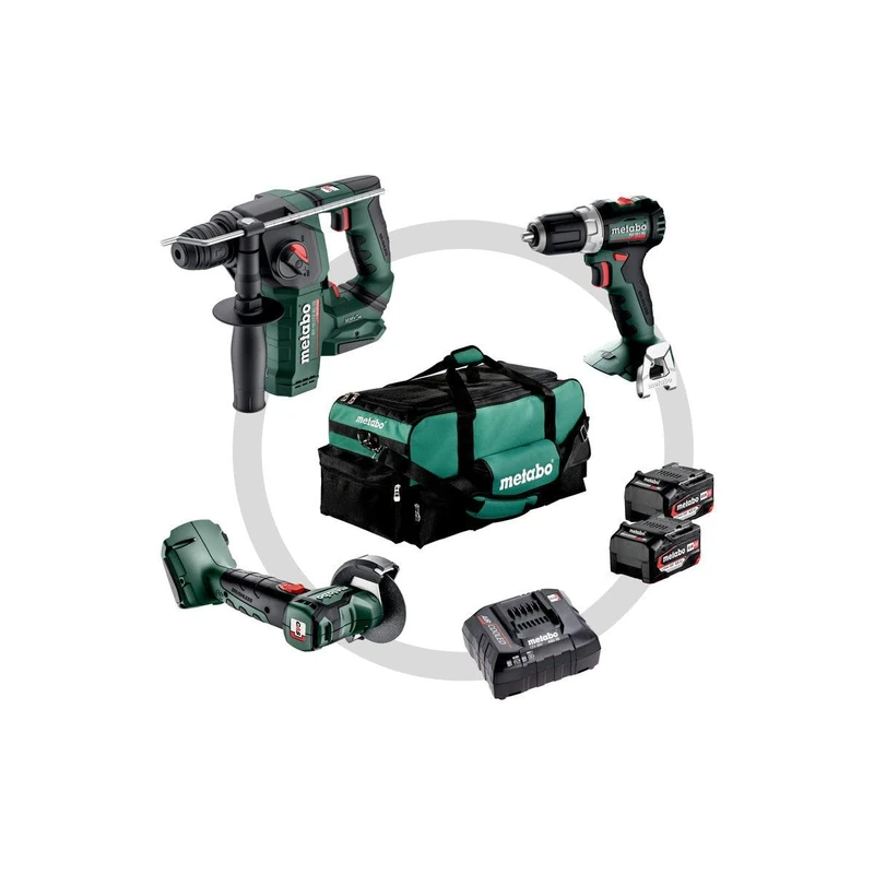 METABO MÁQUINAS 685235000 Con batería de 18 V Combo Set 3.1.1 BH 16 + BS 18 L CC 18 LTX BL Hardware, Other Tools, Multicolor