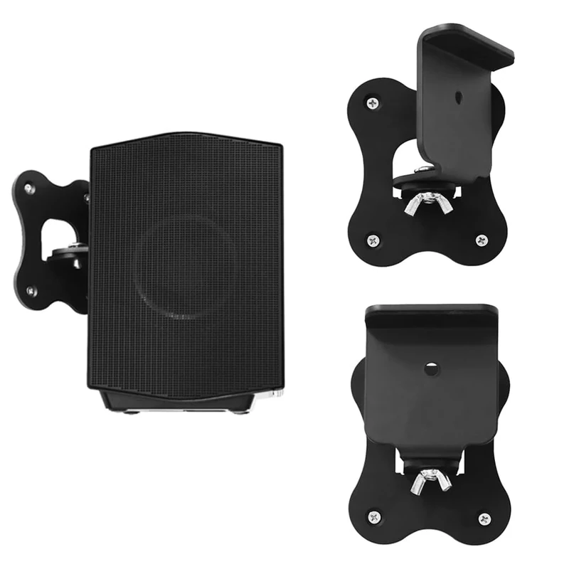 EUGOOCX 1 Pair Metal Wall Mount Bracket for Samsung HW-Q990C/HW-Q990B/HW-Q990D/HW-Q990F/HW-Q930 Surround Rear Speakers, Home Theater Surround Sound System Wallmount Accessories