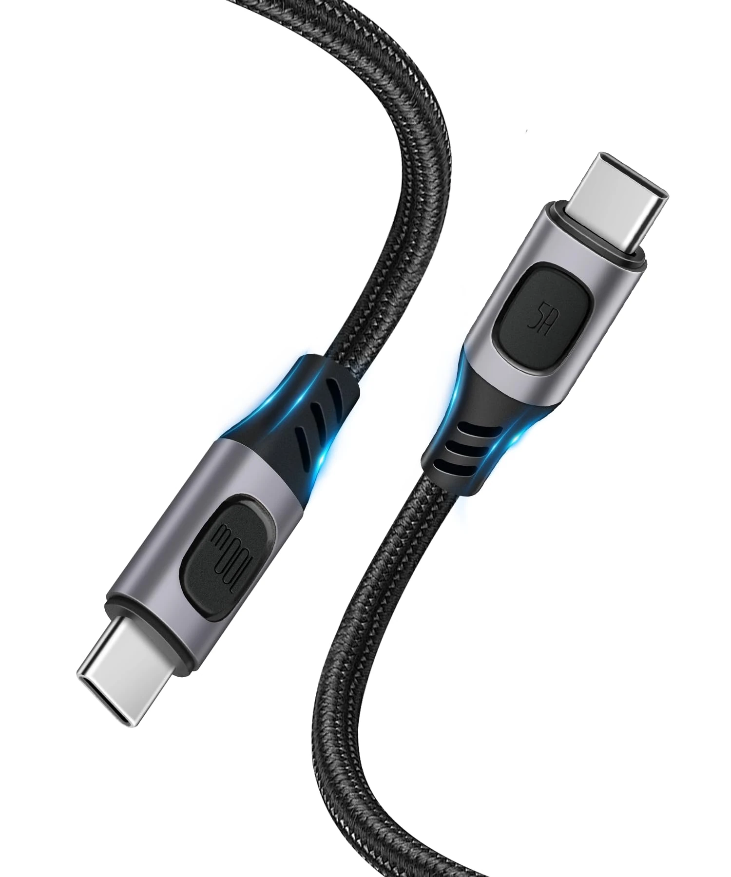 AIYEEN USB-C to USB C Charger Cable(1m/3.28ft), 100W PD Fast Charging USB C Cable for iPhone 15 Pro Max Samsung Galaxy S22, Note 20, MacBook Air/Pro, Pixel, Switch and More USB-C Devices