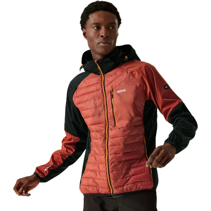 Regatta Mens Pro Hybrid Lightweight Full Zip Hooded Jacket, Waterproof, Windproof & Stretchable - Perfect for Outdoors, Walking, Hiking & Climbing