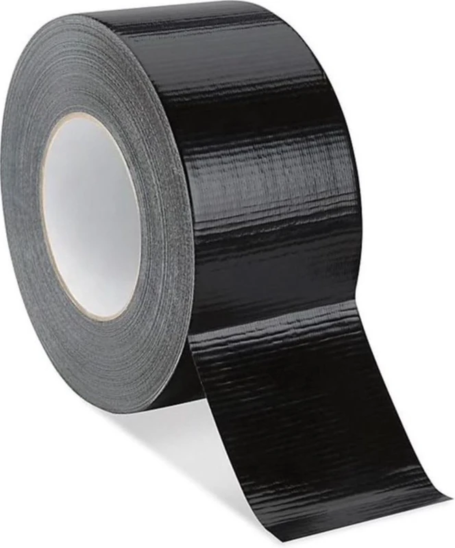 TGL PACKAGING Duct Tape Roll Black – 48mm x 50m Heavy Duty Waterproof Gaffer Tape | Strong Adhesive; Easy Tear; No Residue | Multi-Purpose Indoor Outdoor Use; Professional Grade (144 Rolls)