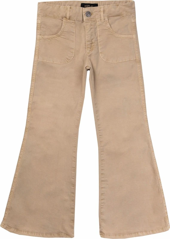 Replay Girl's Sg9422 Trouser, 440 Desert, 14 Years