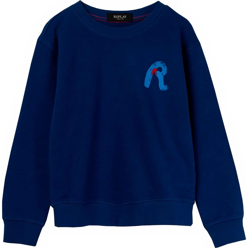 Replay Boys' Sweatshirt, 484 Dragon Blue, 14 Years - Image 1