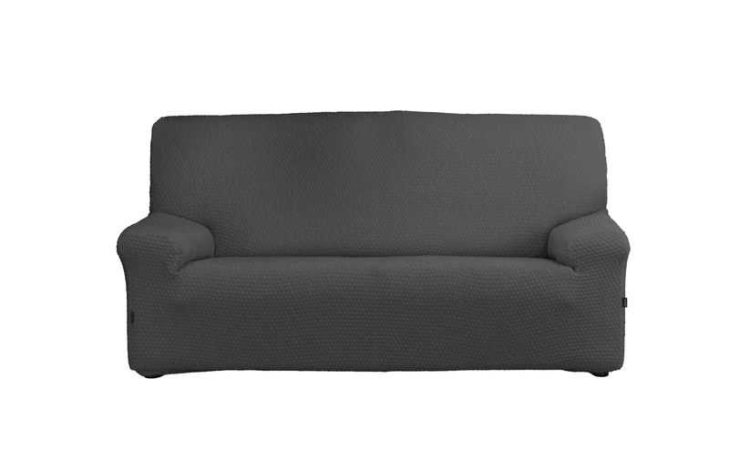 Estoralis Borneo | Bi-Elastic Sofa Cover | Super Elastic Fabric C/ 11 Dark Grey | for 4 Seater Sofa from 220 to 260 cm | Quality Protector | Super Adjustable - Image 1
