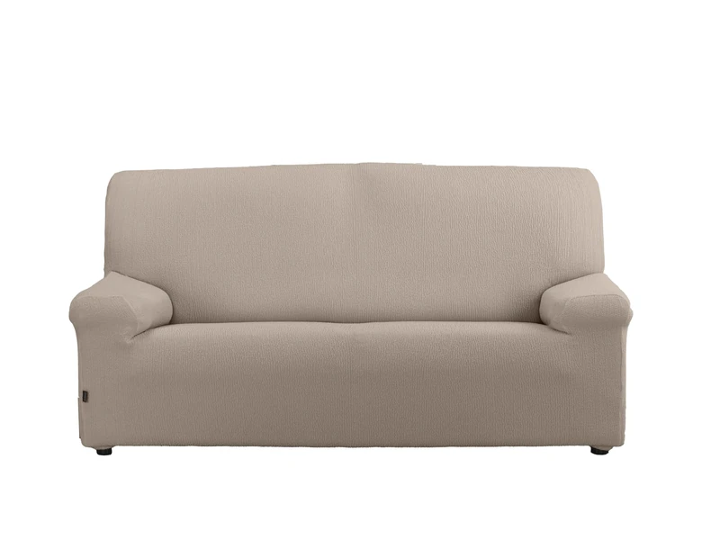 Estoralis | Java | Super Elastic Sofa Cover | Maximum Adaptability | Colour - C/07 Taupe | 1 Seater Sofa Cover Size from 70 to 110 cm | Adaptable to All Types of Armchairs